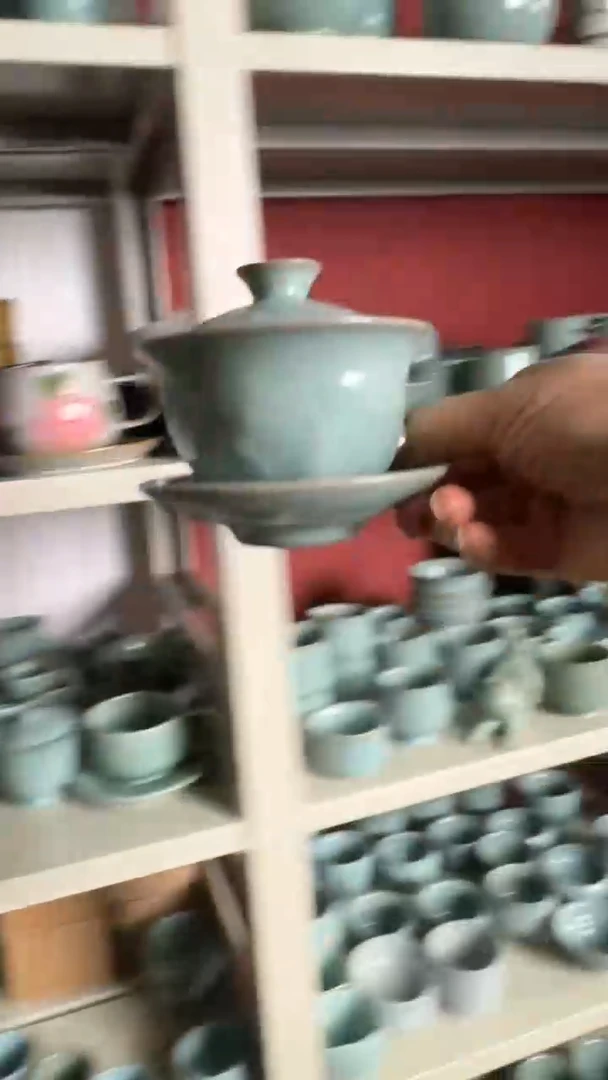 【闪购商品】杯59汝瓷纯手工三才盖碗