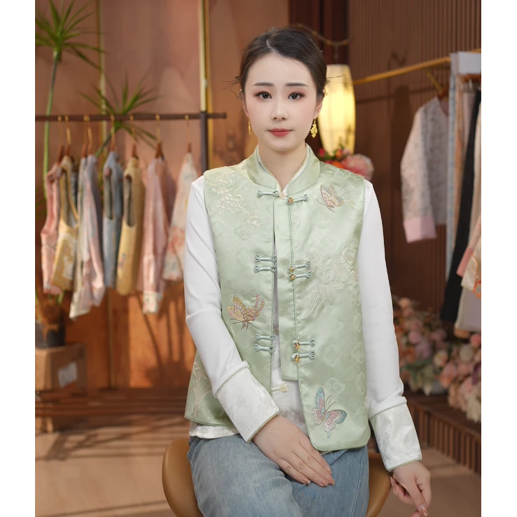 【闻香】中式气质春季新款百搭高端闻香马甲