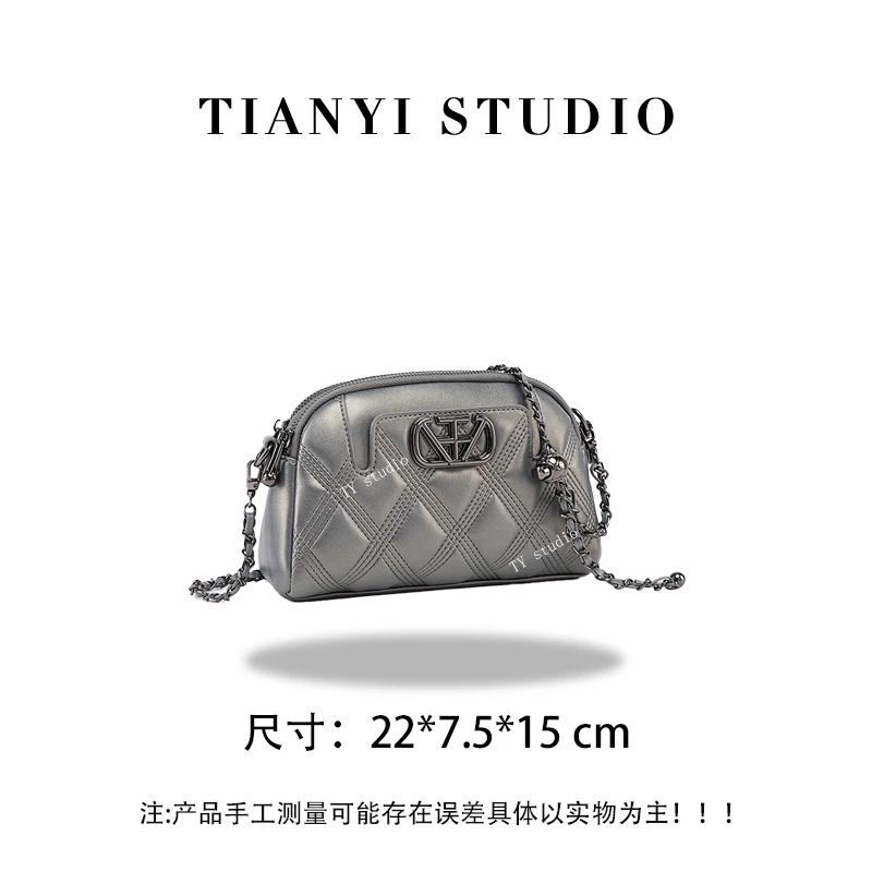 【TY】QYX-9963-枪色    轻奢高级韩版单肩潮流时尚简约女包