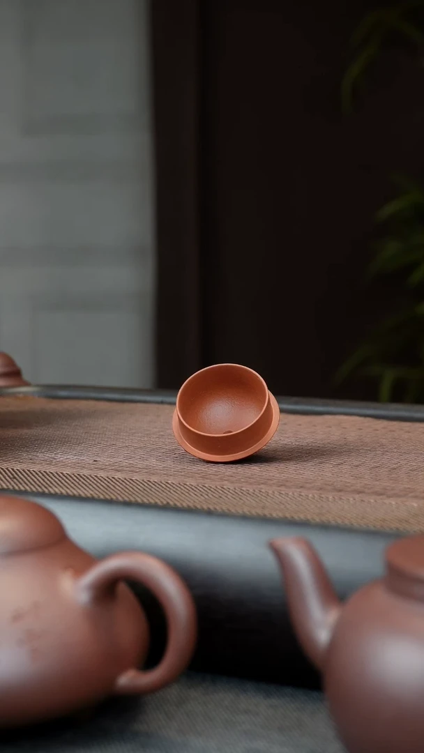 【闪购商品】紫砂茶壶龙蛋 135CC 赵庄朱泥  微瑕