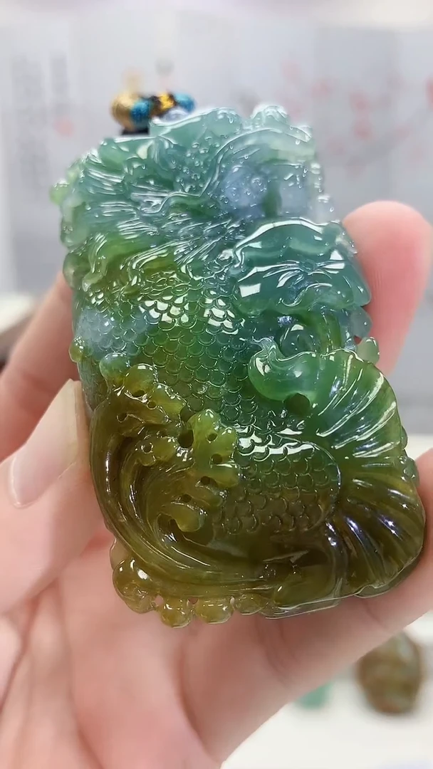 定制翡翠未镶嵌4902bb-毛货挂件88