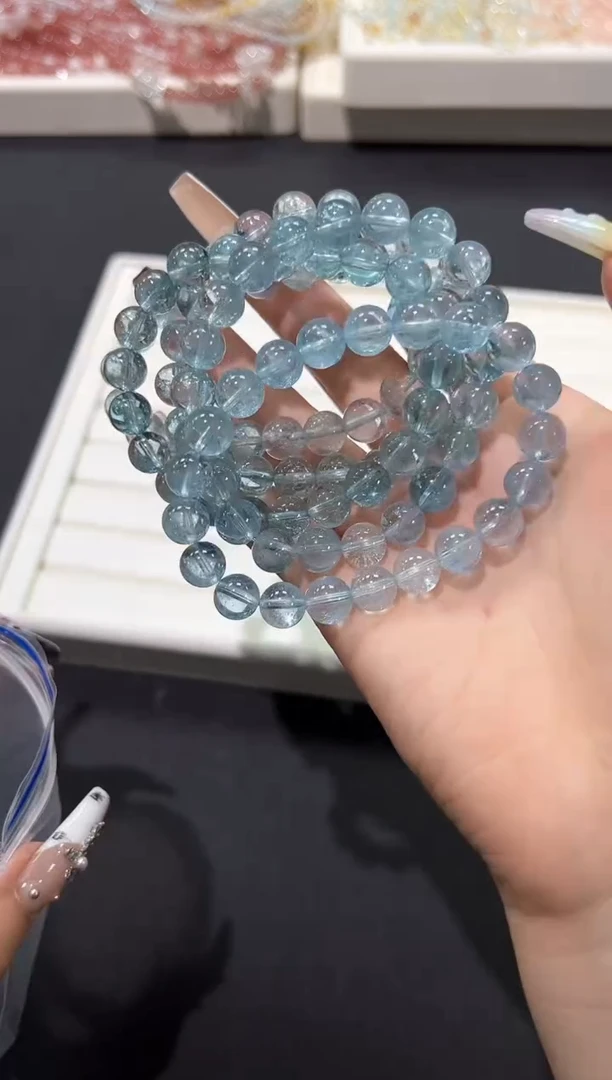 未镶嵌手串托帕石53f多样性发其一【条】默认微瑕9mm