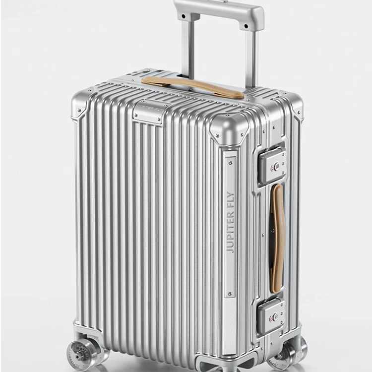 20寸登机行李箱免托运静音万向轮铝框24寸可坐拉杆旅行密码箱男女