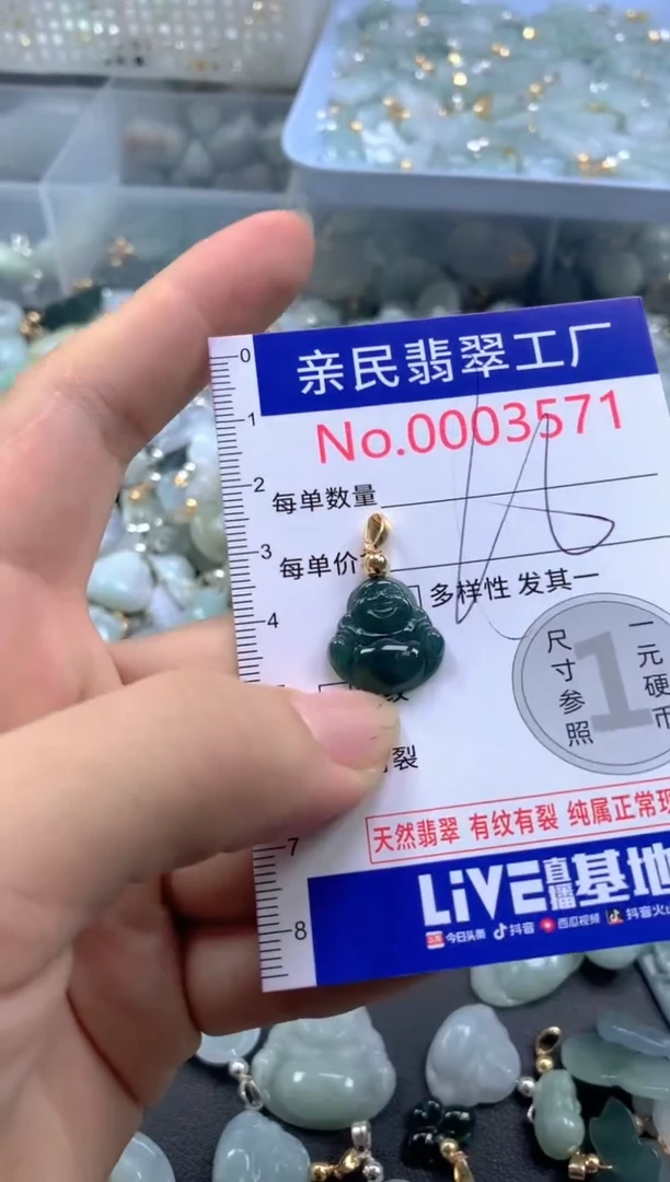 颈饰未镶嵌翡翠3571
