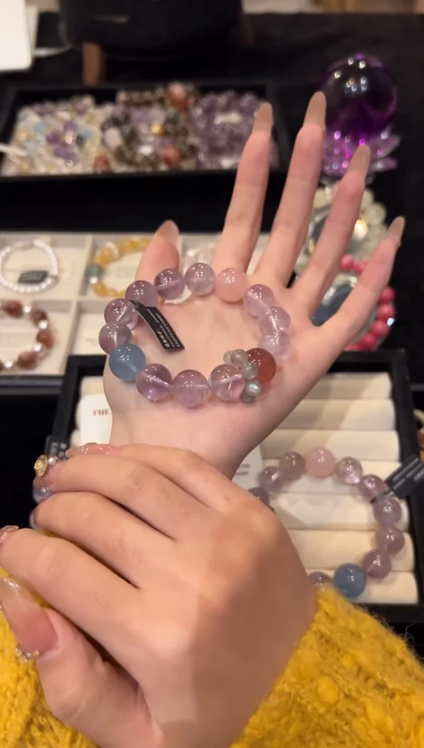 未镶嵌手串水晶紫水手串