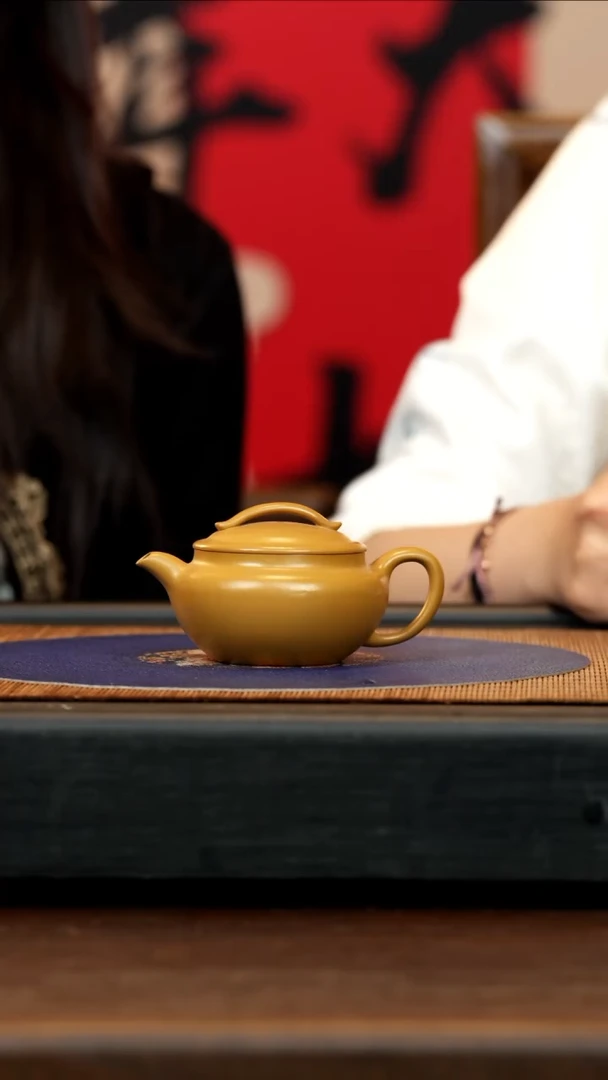【闪购商品】紫砂茶壶TT 黄金朱泥 片瓦