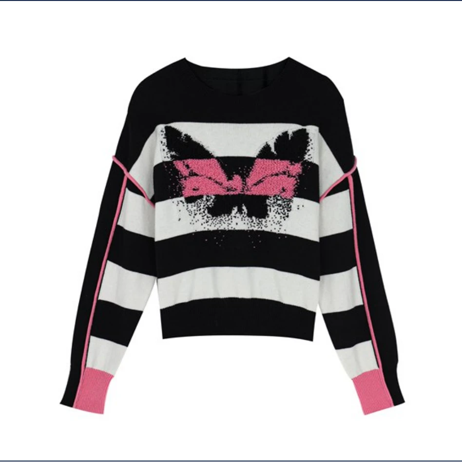 【达人专享】拓时集美学生活管针织衫4C203001