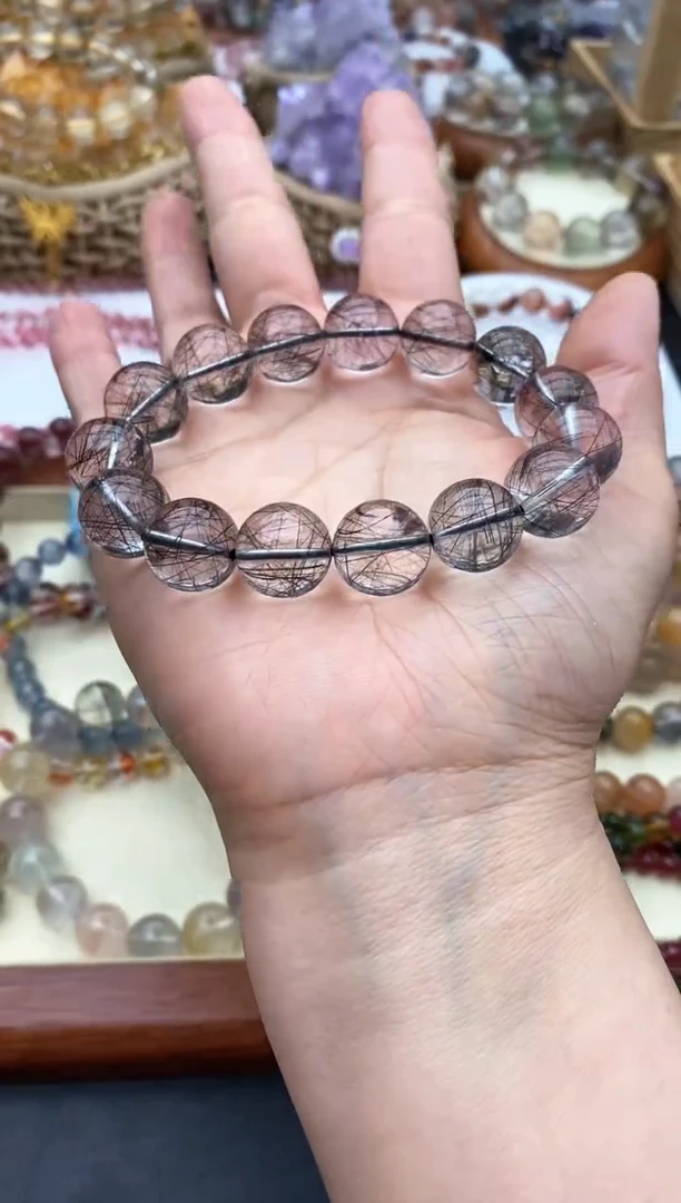手链未镶嵌水晶黑发晶14