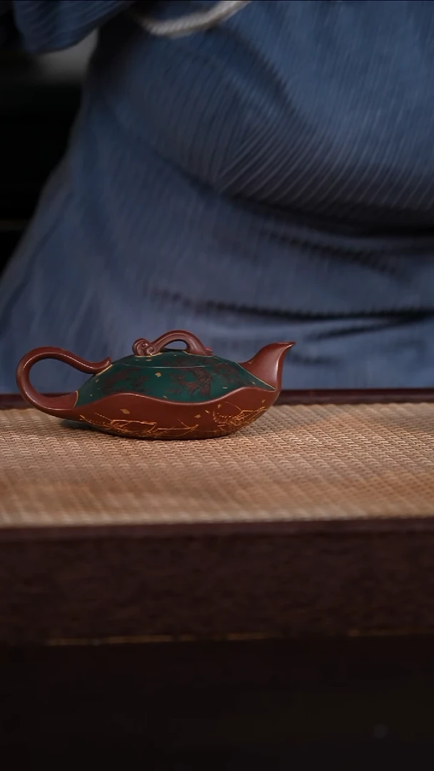 茶壶紫砂紫泥/绿泥 160cc