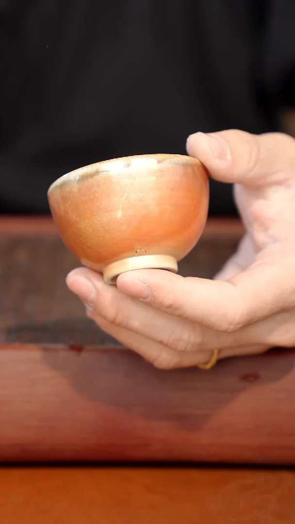 陶瓷奢瓷/瑞寅柴烧茶器（杯子）451微瑕