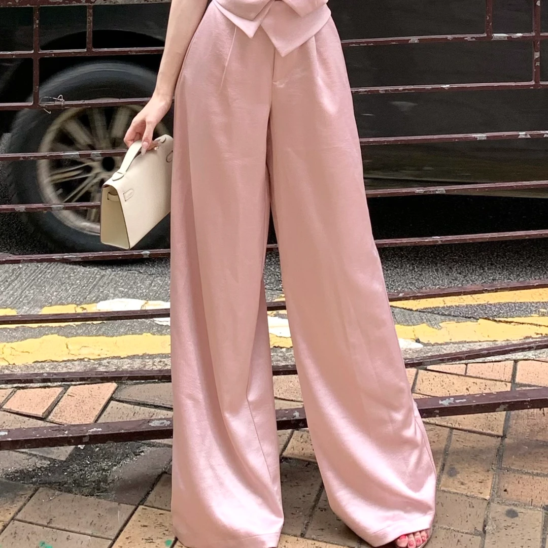 XUAN璇璇【蜜桃裤子】气质时尚优雅设计马甲时尚裤子LWJ25B2TZ1918