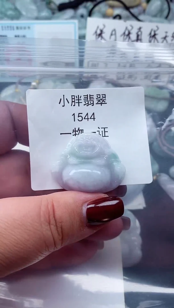 颈饰未镶嵌翡翠缅甸天然A货翡翠1544
