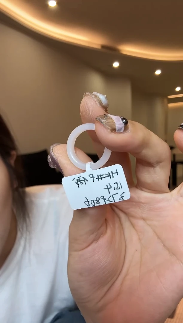 【闪购商品】和田玉戒指未镶嵌9码俄白多样性发其一