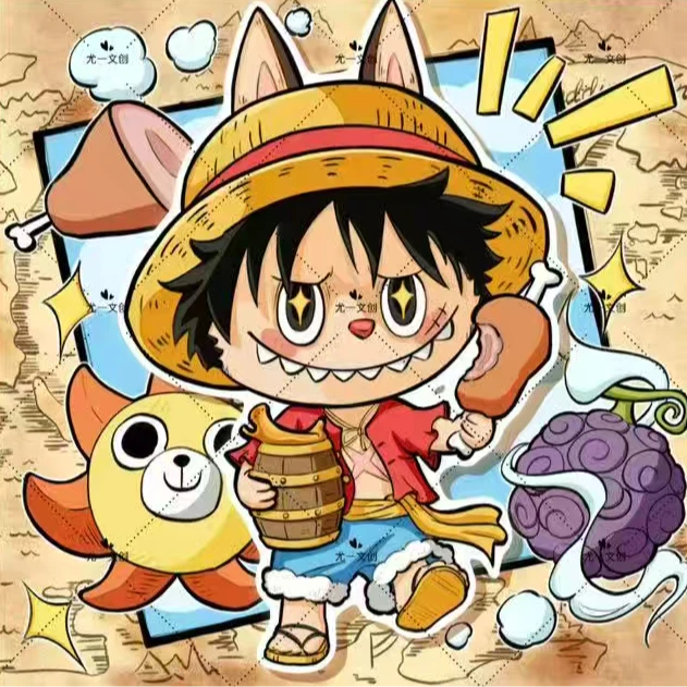 3层实木立体冰箱贴卡通