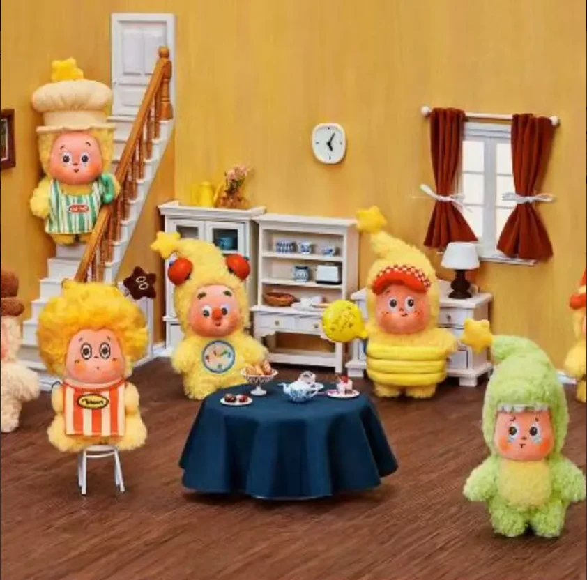 【踩尾巴】欧123星星人毛绒-出游小兔潮玩收藏卡盲盒