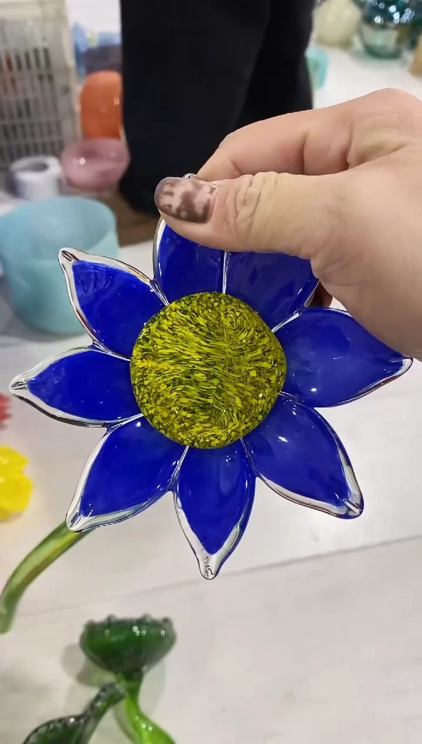 雨*。慕忆家手作琉璃花瓶