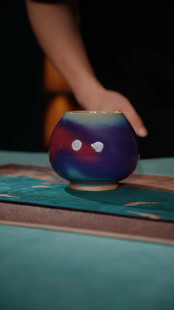 20-1鸡心罐（天青玫瑰紫）