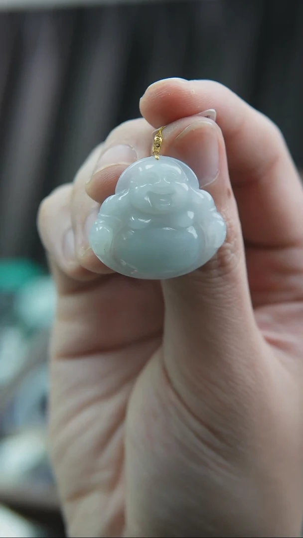 颈饰未镶嵌翡翠挂件H0001