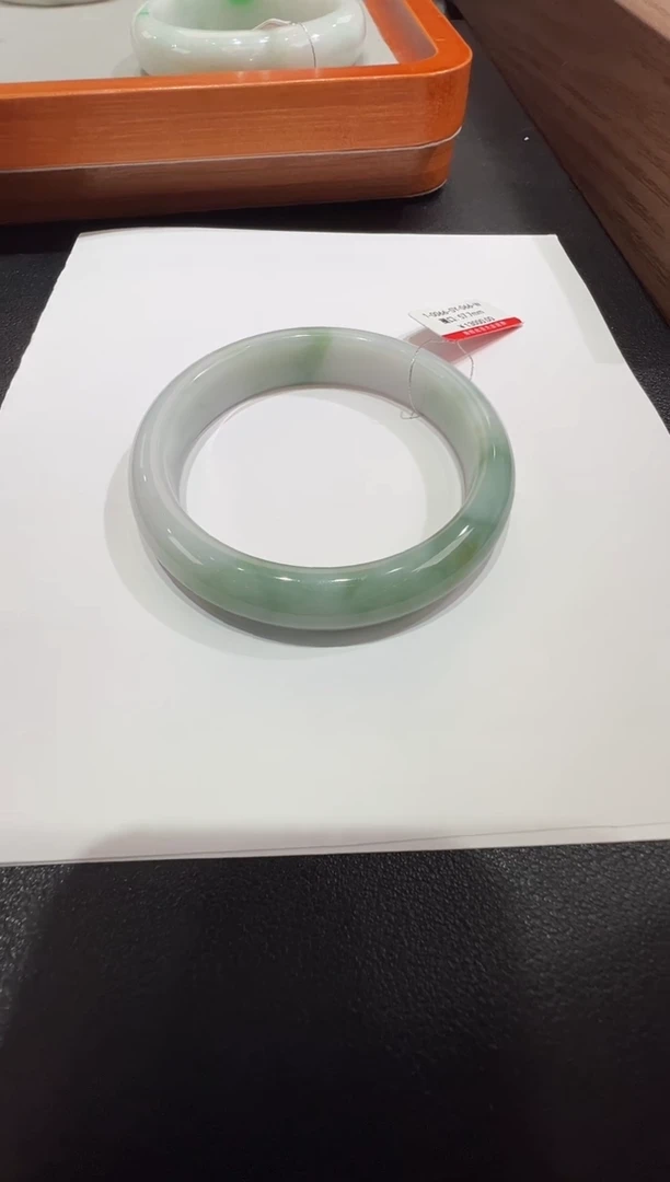 纯天然缅甸A货翡翠手镯57-58mm-66号