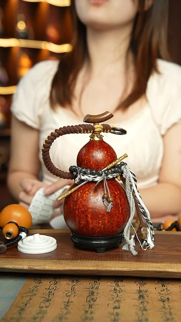 +210号500ml左右非遗大漆酒葫芦