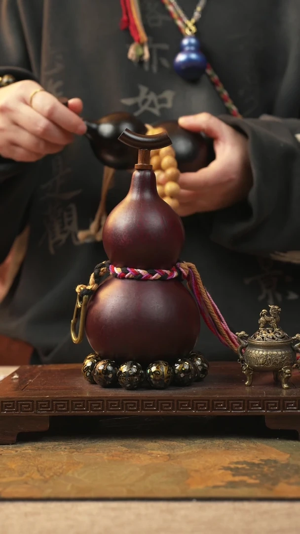 570大漆一物一拍记葫堂出品【不带手串】