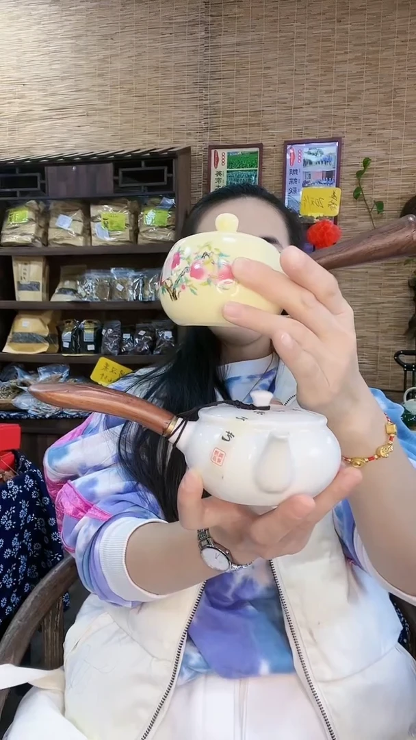 【闪购商品】侧手把茶壶木把2个发货