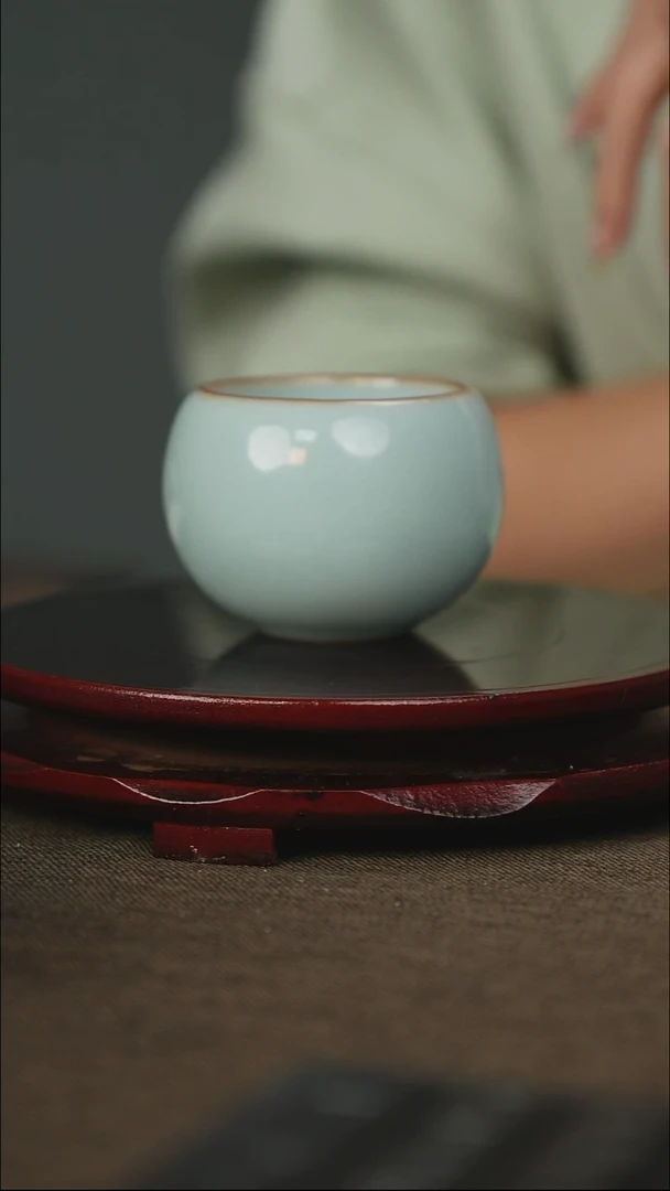 全品 禅定主人杯 带底款