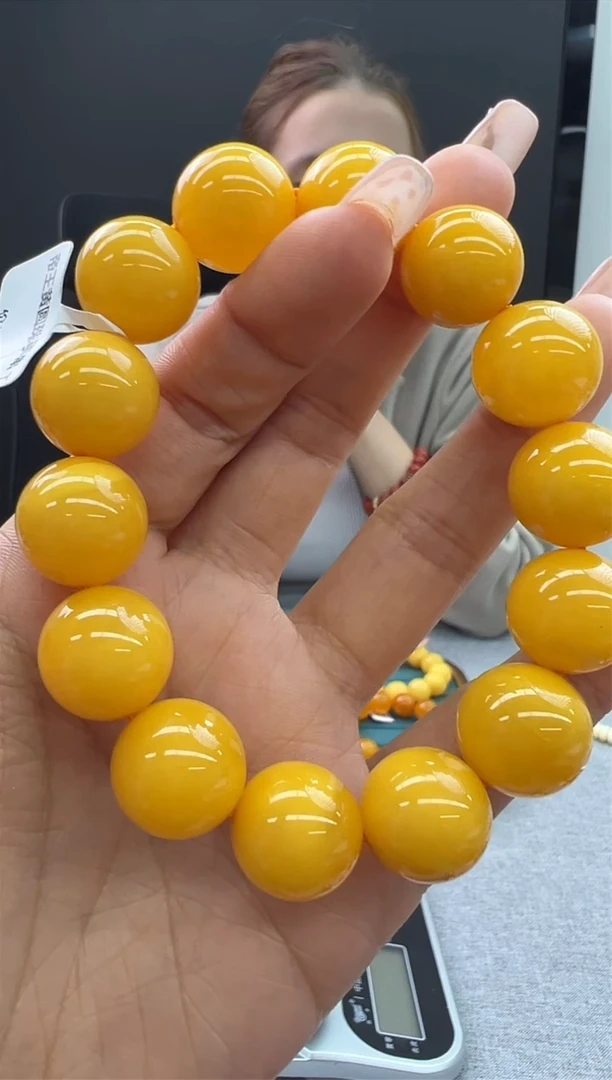【闪购商品】琥珀手链未镶嵌30秒拍号