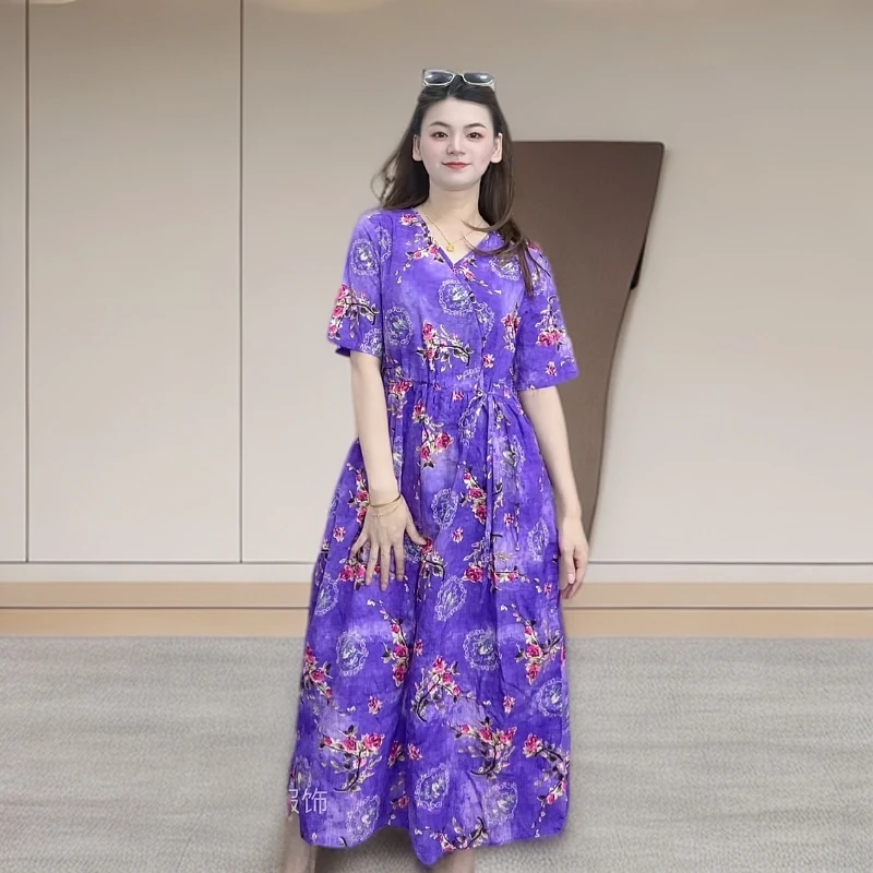 九儿新款夏季上新斜肩时尚气质抽绳显瘦连衣裙909