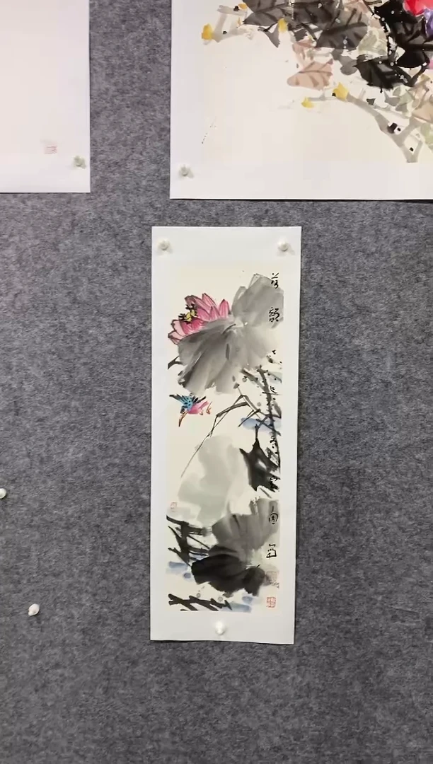 国画尚定固国画作品