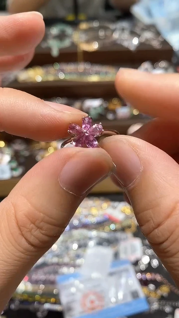 【闪购商品】蓝宝石戒指银S925镶嵌戒指