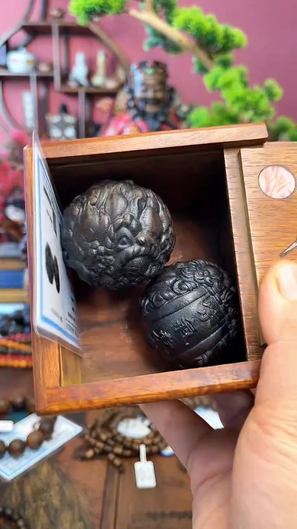 【闪购商品】木中之❤王妍妍批发27-c手球紫气东来木盒