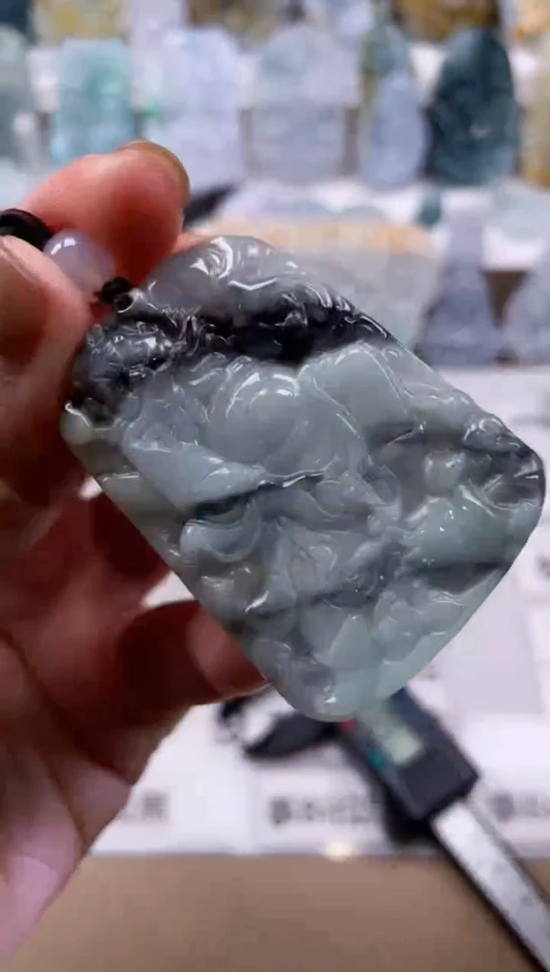 【闪购商品】翡翠颈饰未镶嵌天然缅甸A货翡翠76