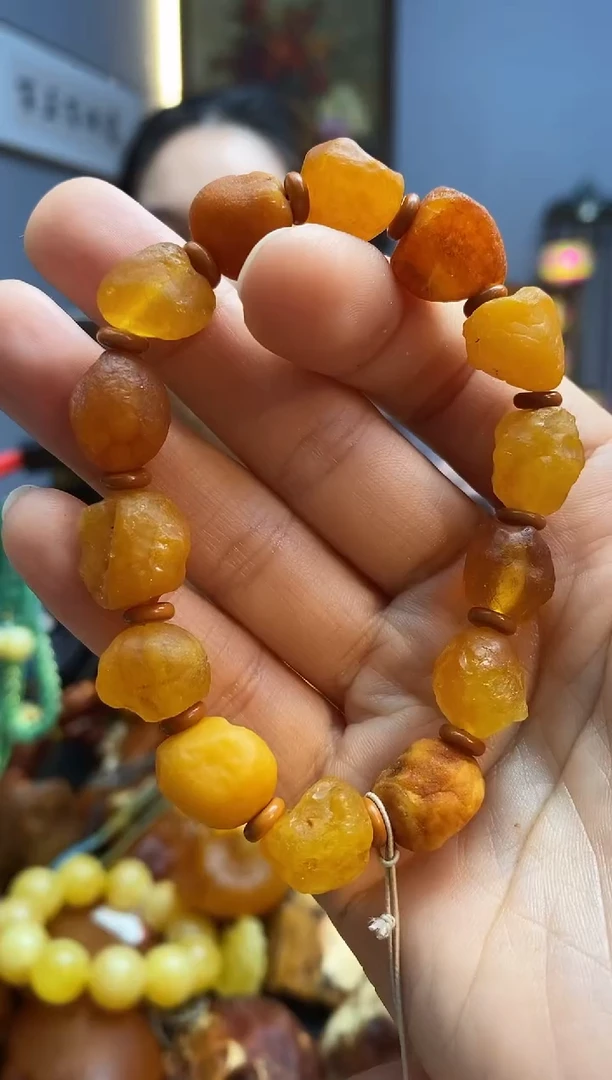 手串琥珀未镶嵌手串