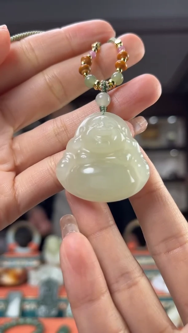 【闪购商品】和田玉颈饰未镶嵌佩佩35mm左右