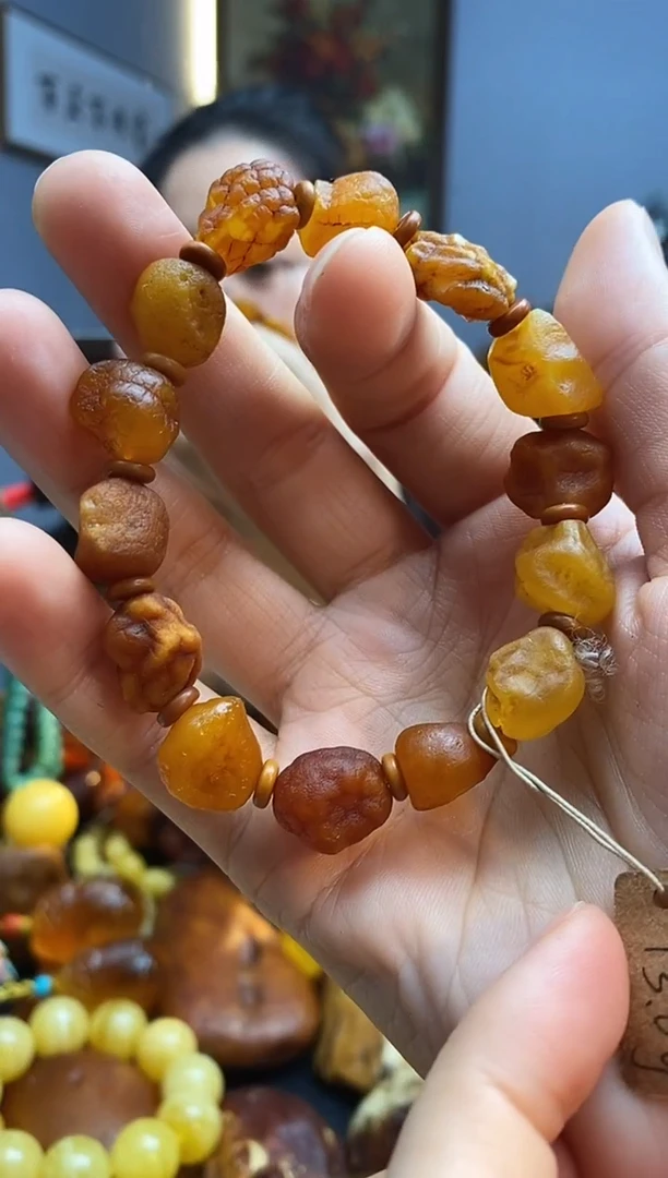 手串琥珀未镶嵌手串