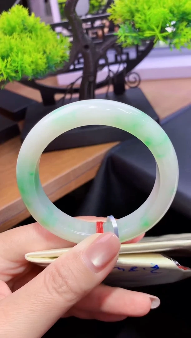 未镶嵌手镯翡翠-k17天然缅甸A货翡翠56.2正圈