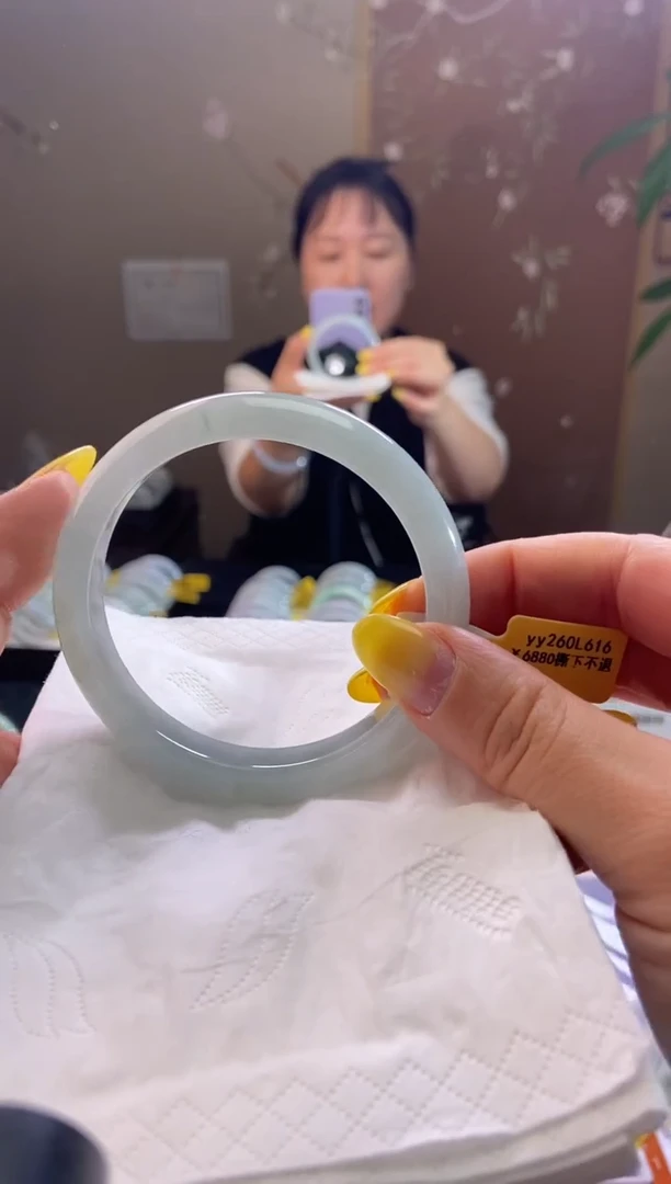 未镶嵌手镯翡翠61.6圈口d