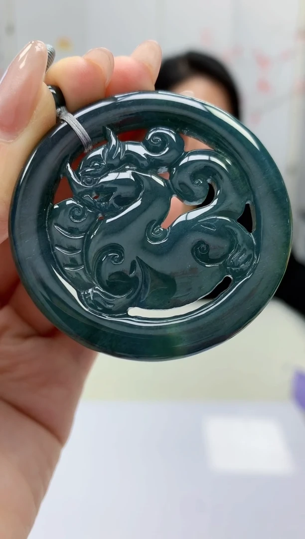 【闪购商品】定制翡翠未镶嵌3123jw-毛货挂件101