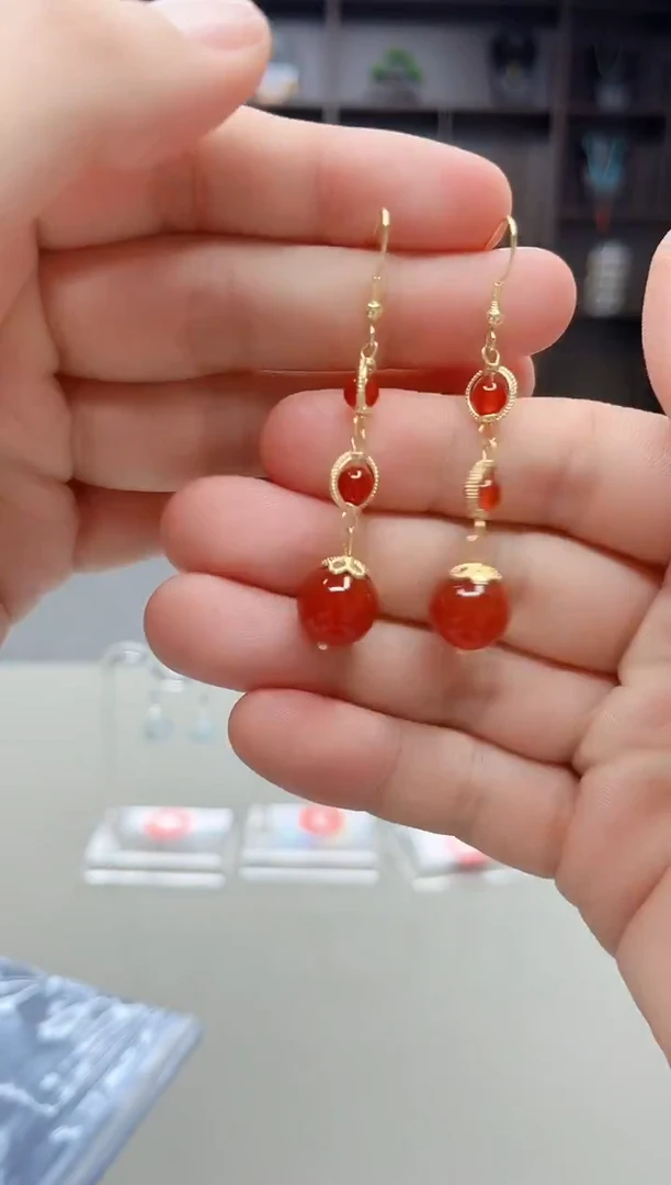 未镶嵌耳饰玛瑙/玉髓903000