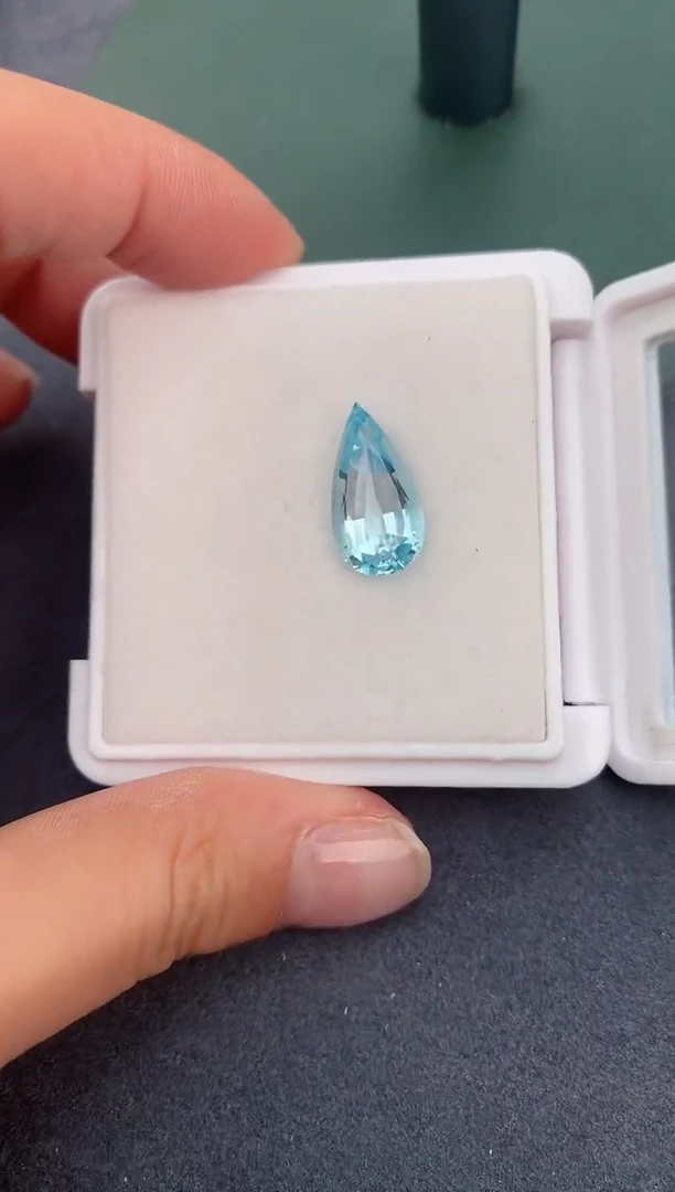 【闪购商品】海蓝宝石裸石未镶嵌5.3ct海蓝宝