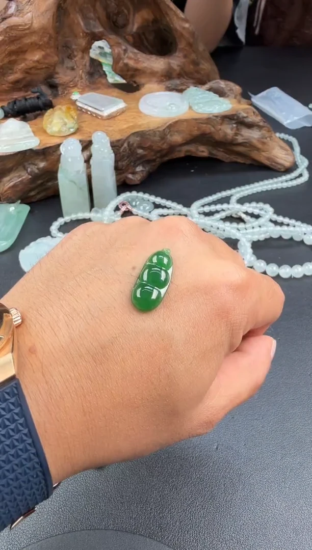 吊坠(不含链)未镶嵌翡翠L*W翡翠饰品-217