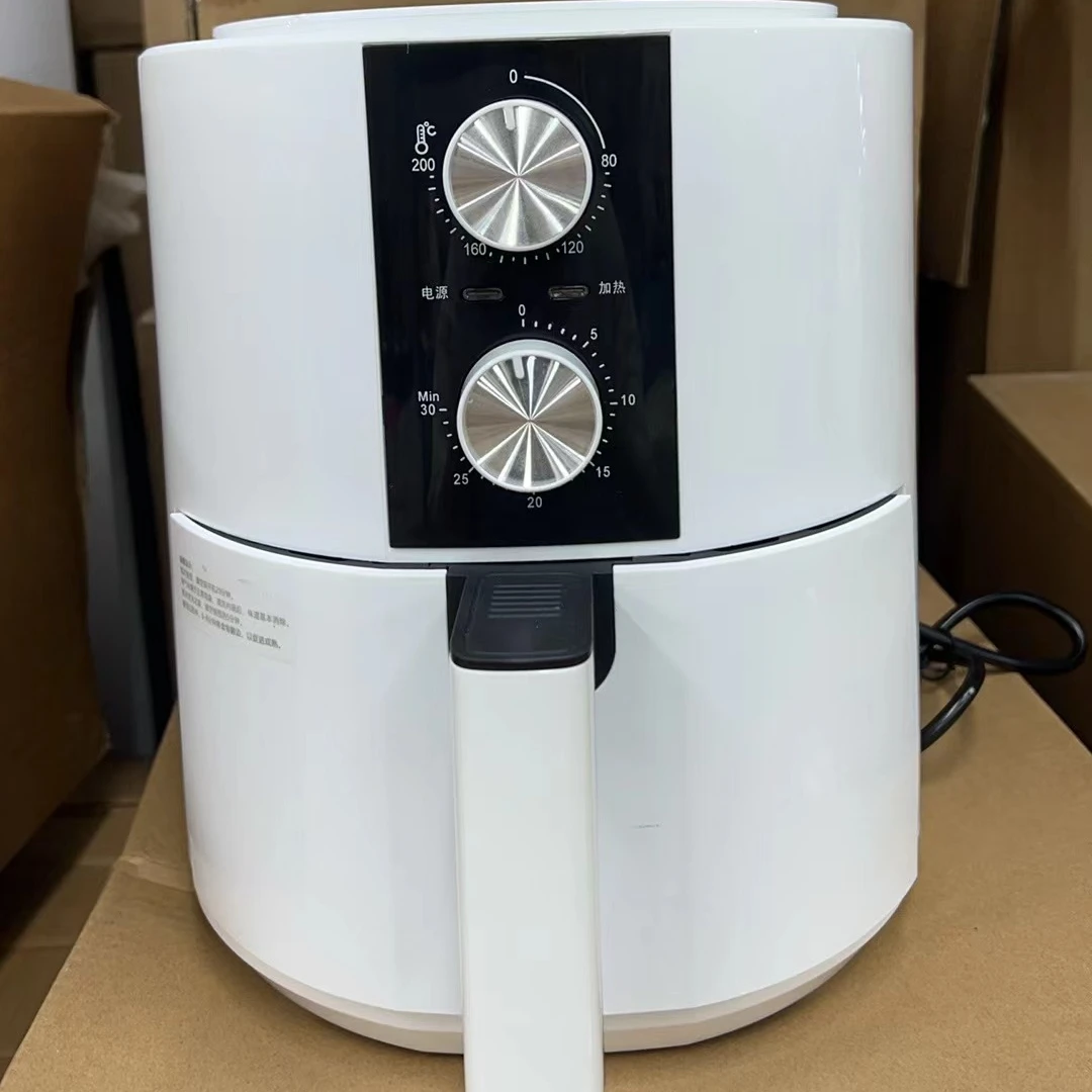 空气炸锅圆形大容量多功能白色SJ