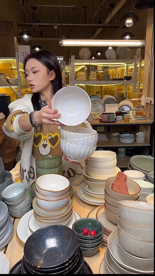 瓷30外贸尾货窑变釉下彩默外微瑕