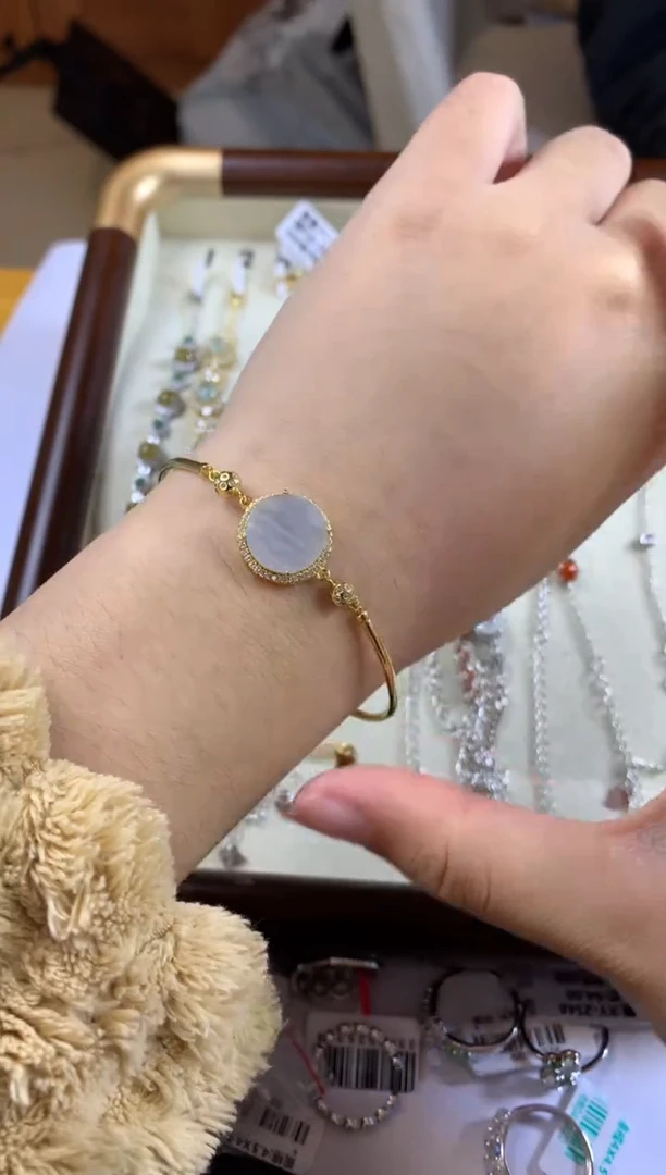 银S925镶嵌戒指翡翠手链11