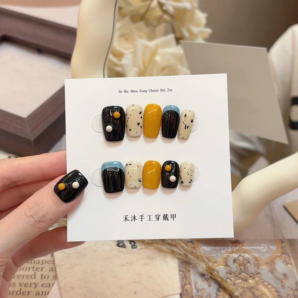 【南瓜豆】——禾沐手工穿戴甲