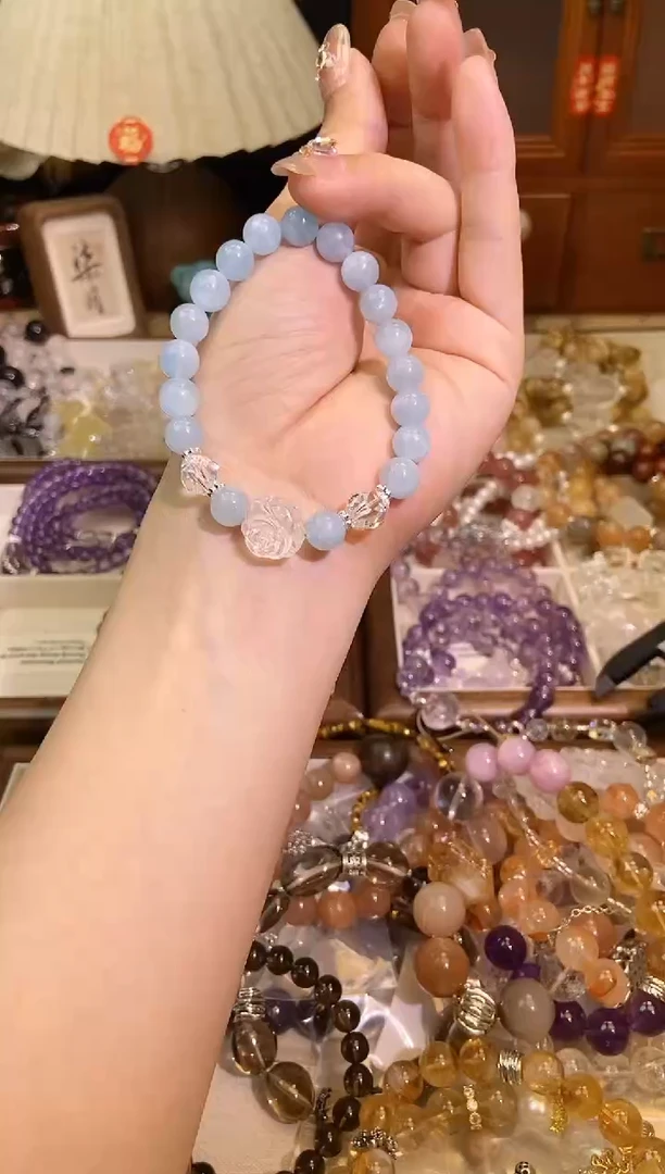 【闪购商品】海蓝宝石手链未镶嵌685