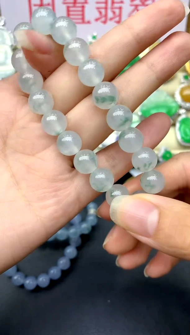 未镶嵌手串翡翠348 -中国好珍宝