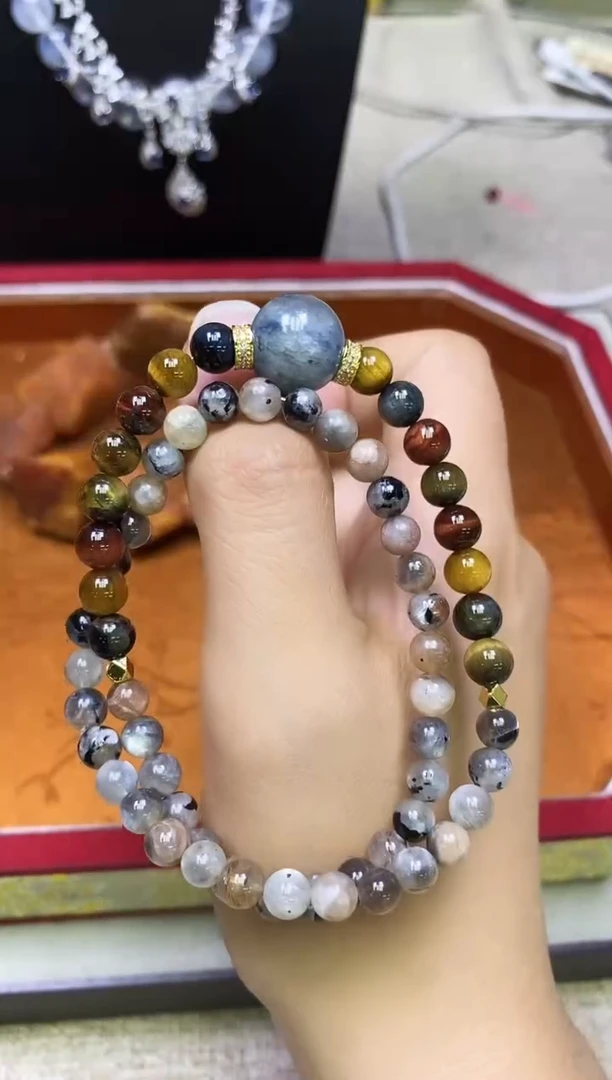 水晶手链未镶嵌多样性发一080