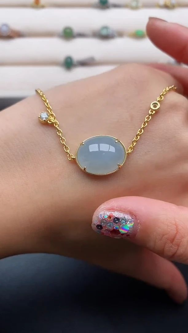 银S925镶嵌戒指翡翠6666666+7